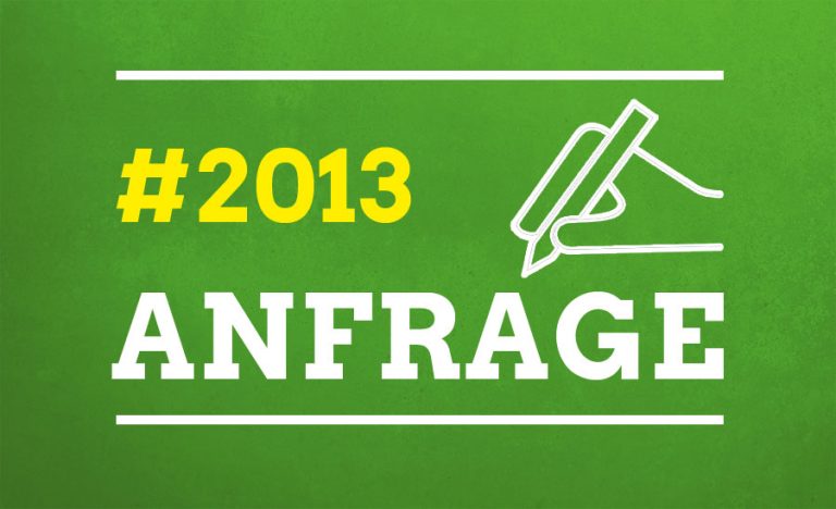 Anfrage Folgeauswirkungen des gemeinsamen Antrages 09.04.2013