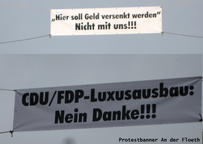 Anlieger-Initiative für eine kostengünstige Straßenerhaltung „An der Floeth“ vergibt „Rote Karte“ an CDU und FDP