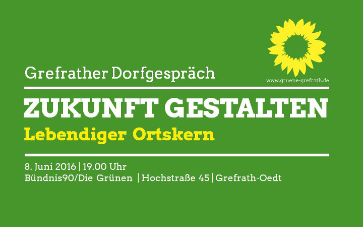 „Lebendiger Ortskern“ – Das Thema beim „Dorfgespräch: Zukunft gestalten“ am 08.06.2016