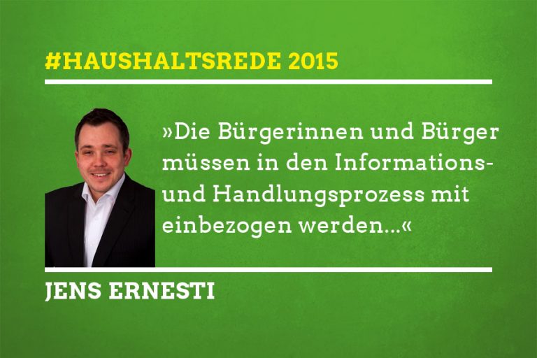 Haushaltsrede 2015