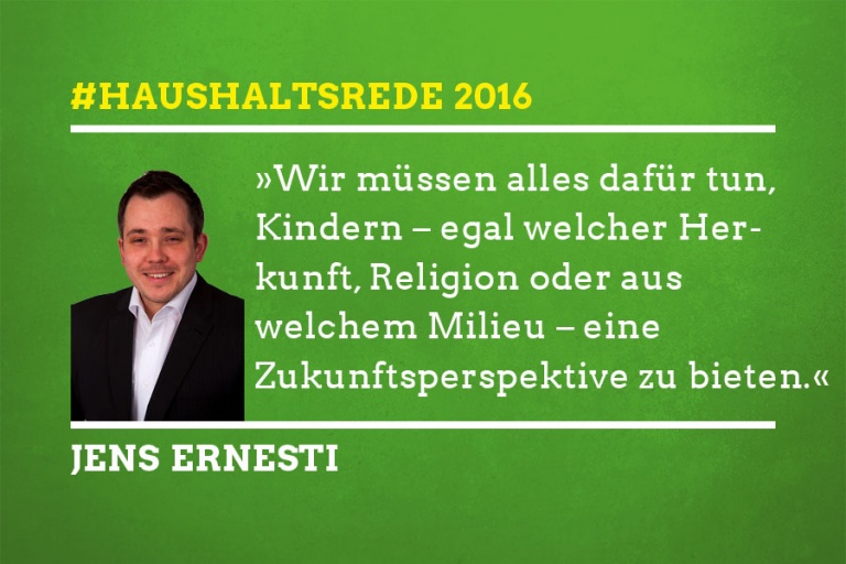 Haushaltsrede 2016