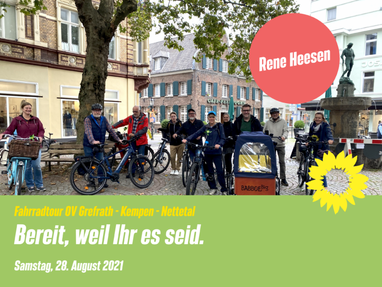 Fahrradtour für Rene Heesen