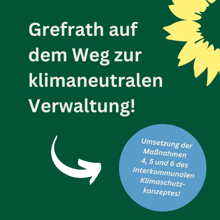 Grefrath auf dem Weg zur CO2 neutralen Verwaltung