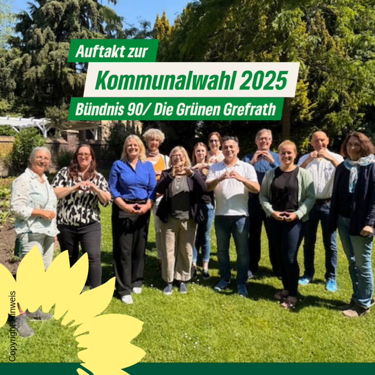 Grefrather Grüne stellen Kandidat*innen für Kommunalwahl 2025 auf