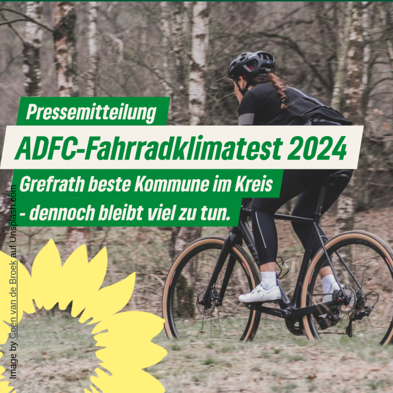 ADFC-Fahrradklimatest 2024 Grefrath mit bestem Ergebnis im Kreis – trotzdem bleibt viel zu tun