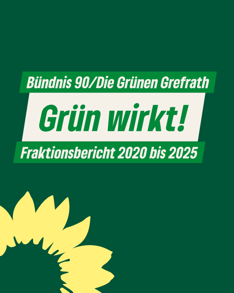 Grün wirkt: Fraktionsbericht 2020 bis 2025