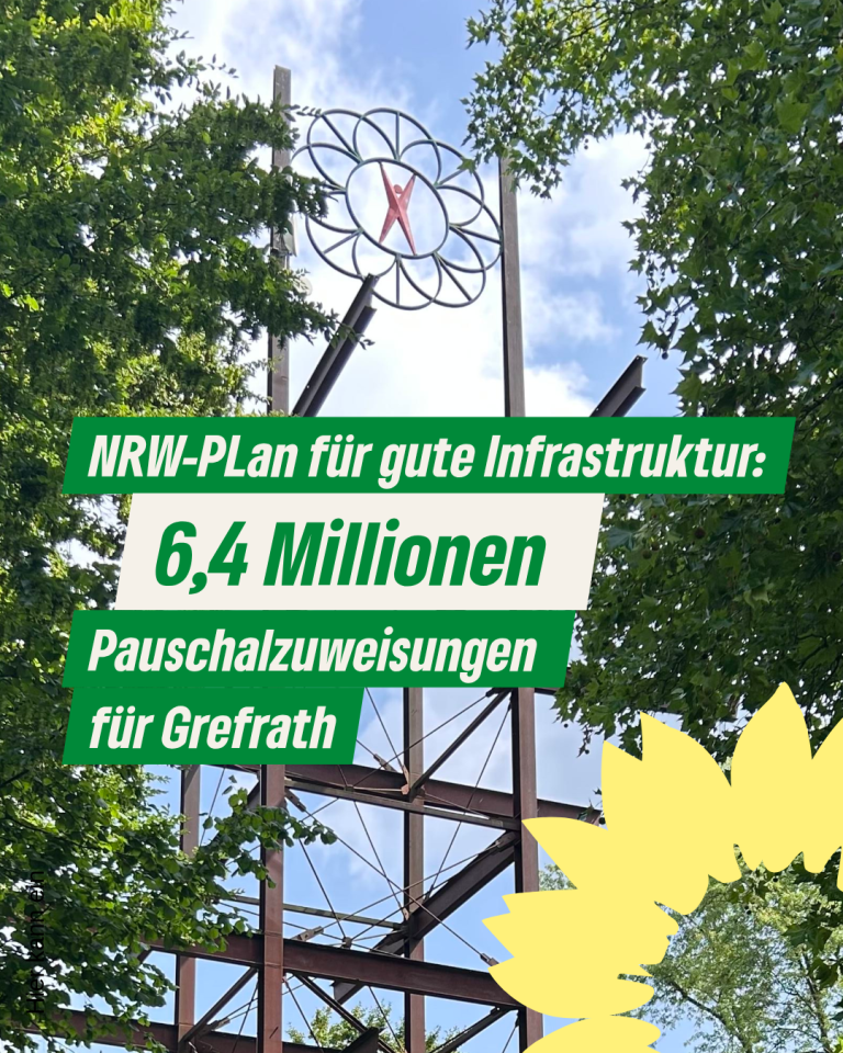 Nordrhein-Westfalen-Plan für gute Infrastruktur: 6,4 Millionen Pauschalzuweisungen für Grefrath